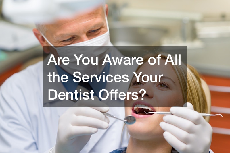 services your dentist offers
